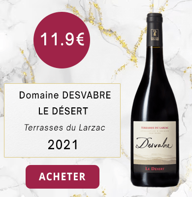 Domaine desvabre le désert 2021 terrasses du larzac VLV -  Vente en Ligne Vin